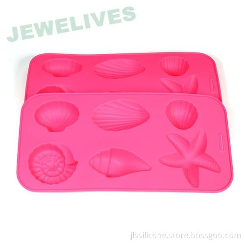 Silicone Ice Tray Mold In Ocean Style